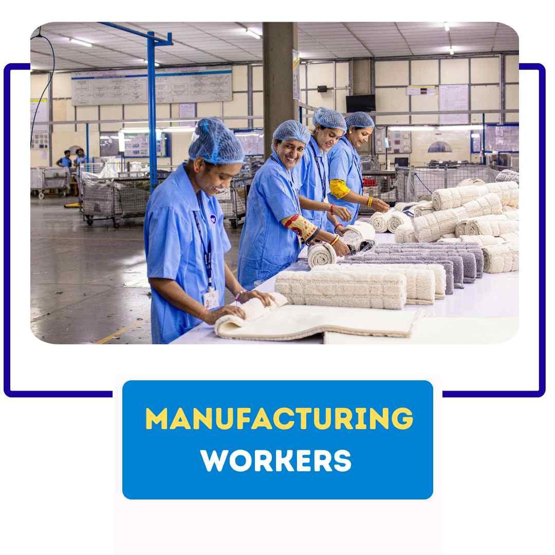 Happy person with laptop