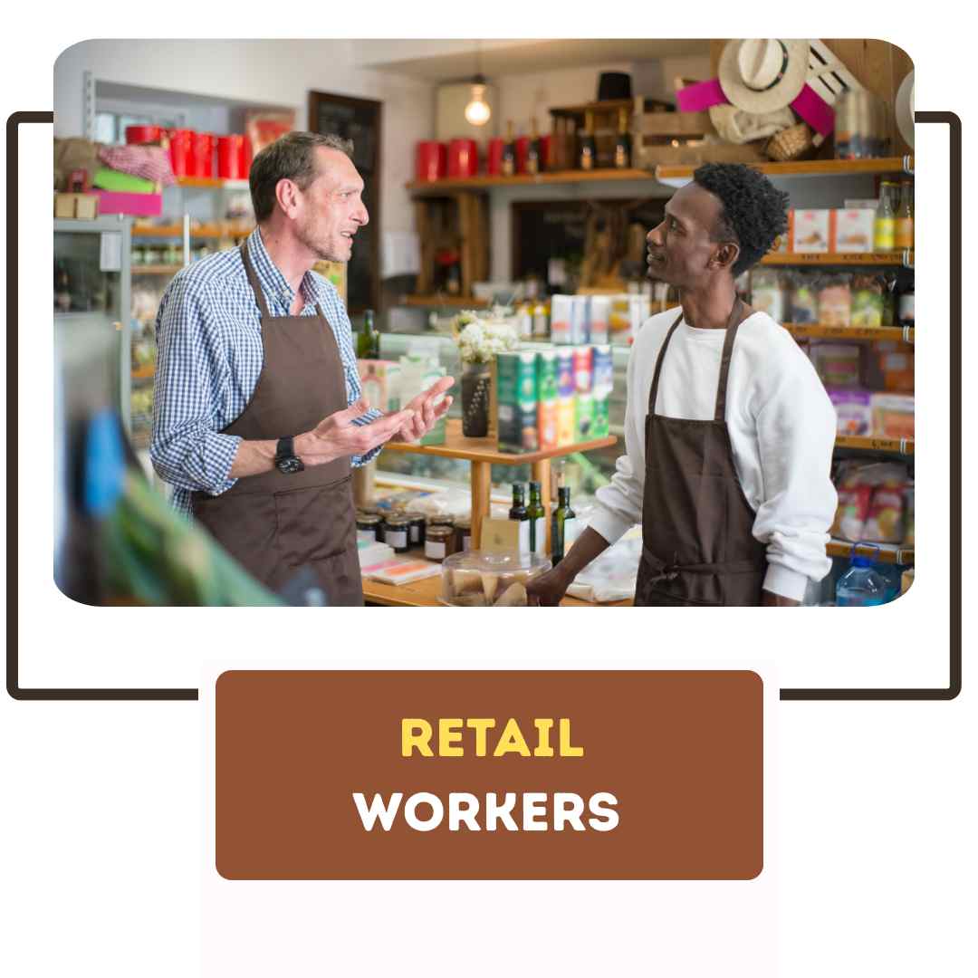 Happy person with laptop